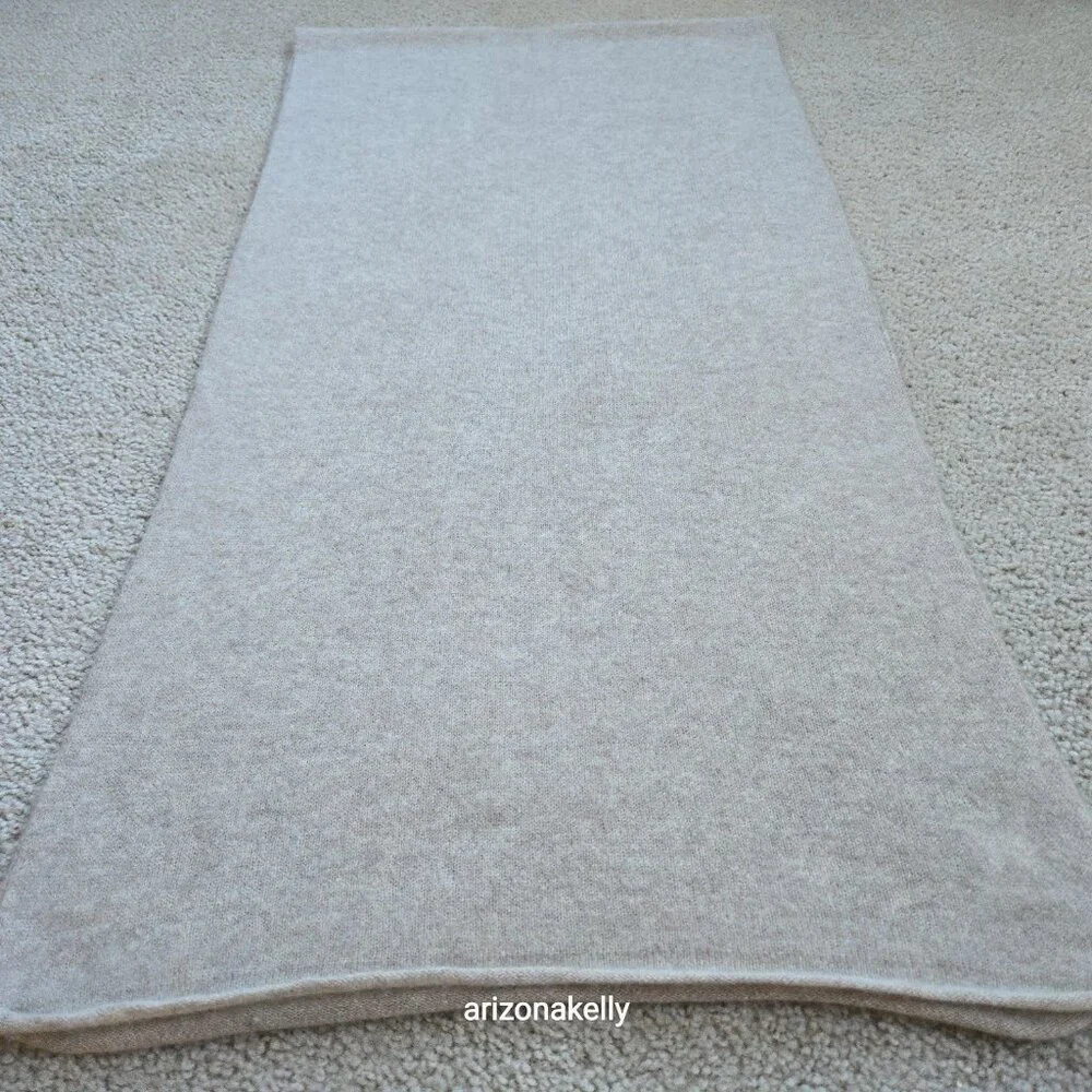 NWOT J. Crew Cashmere Wrap Heather Stone